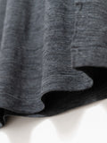 Namu Shop - Auralee Super Soft Wool Sheer Jersey Turtleneck - Top Charcoal