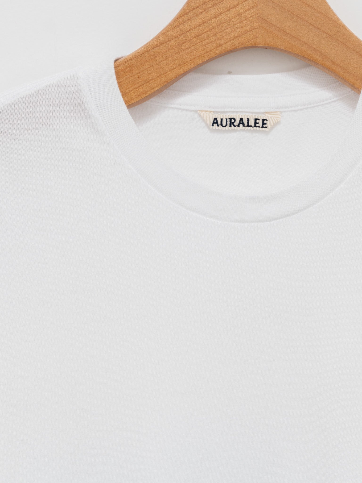 Namu Shop - Auralee Seamless Crewneck Tee - White