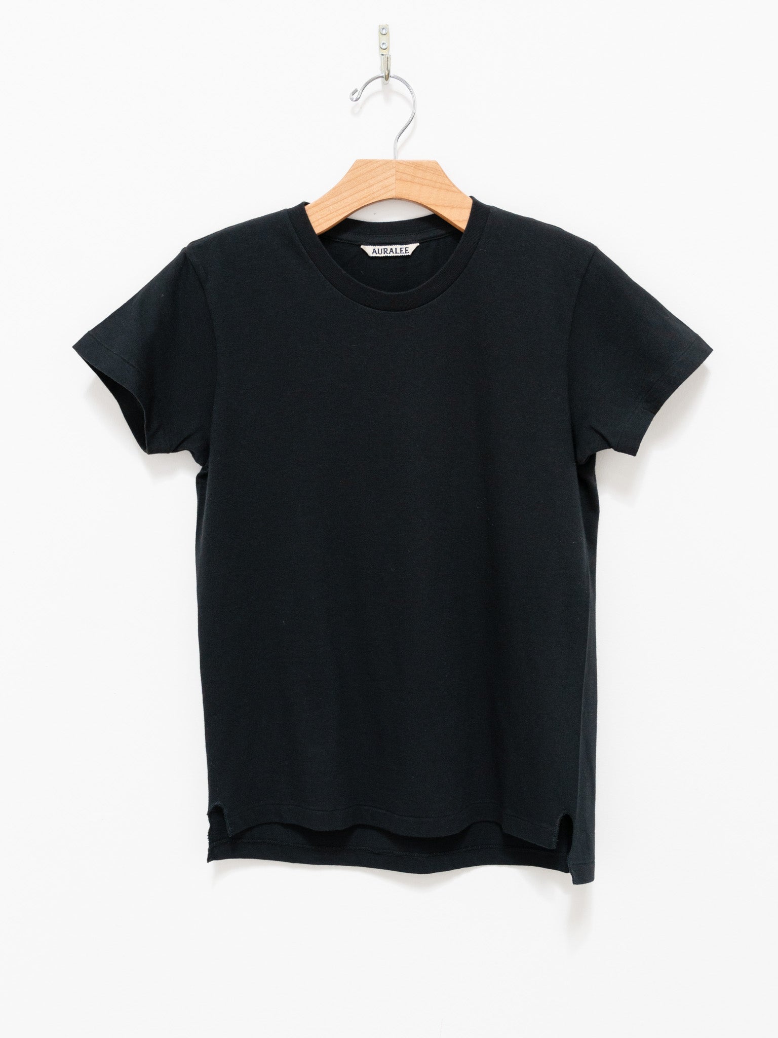 Namu Shop - Auralee Seamless Crewneck Tee - Black