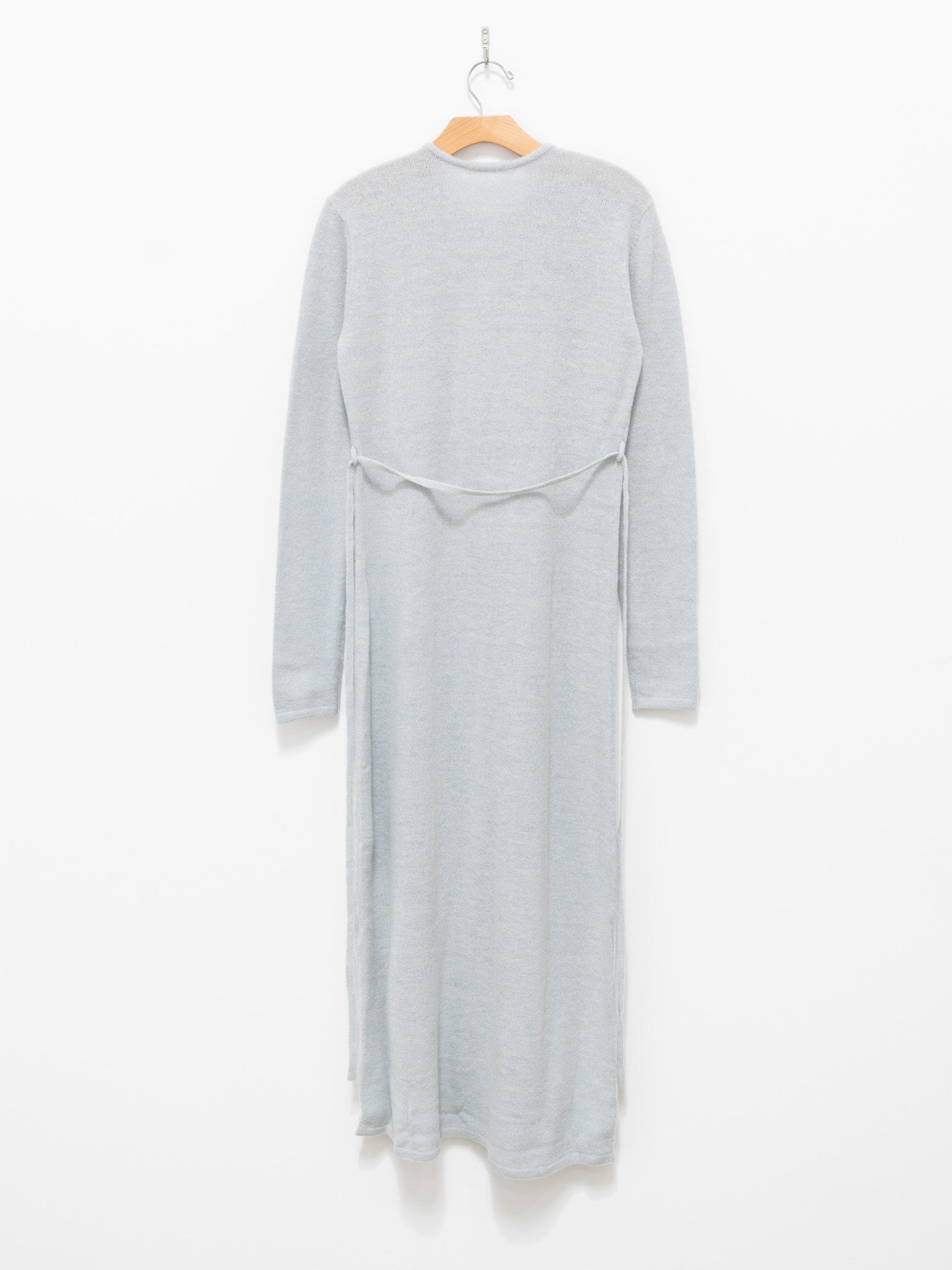 Namu Shop - Auralee Brushed Raschel Mole Knit One Piece - Light Blue