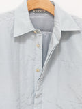 Namu Shop - Auralee Quilted Light Silk Cotton Shirt - Light Blue