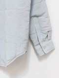Namu Shop - Auralee Quilted Light Silk Cotton Shirt - Light Blue