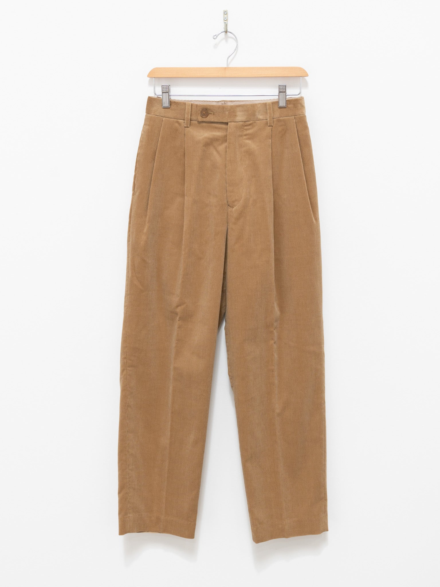 Namu Shop - Auralee Finx Corduroy Slacks - Light Brown