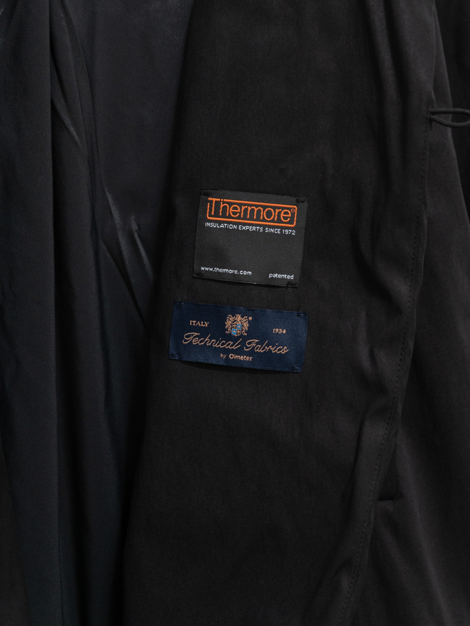 Namu Shop - Studio Nicholson Vaner Showerproof Padded Jacket - Black