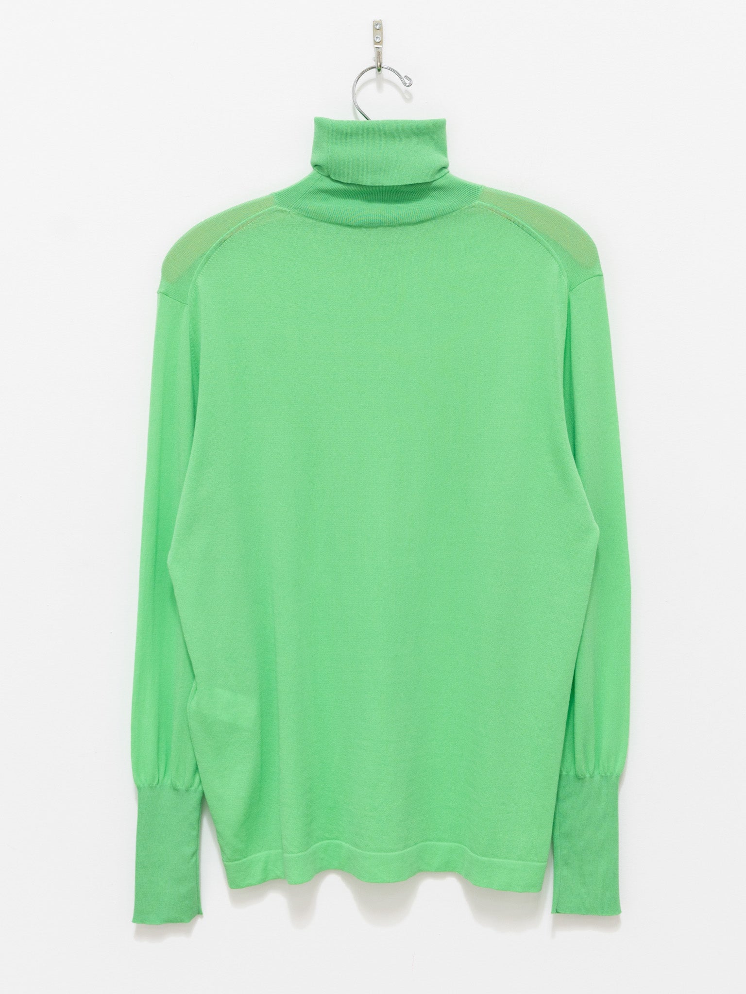 Namu Shop - Studio Nicholson Nilo Fine Crepe Cotton Turtleneck Tee - Apple