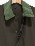 Namu Shop - ts(s) SOLOTEX Polyester Stretch Raglan Sleeve Coat - Olive
