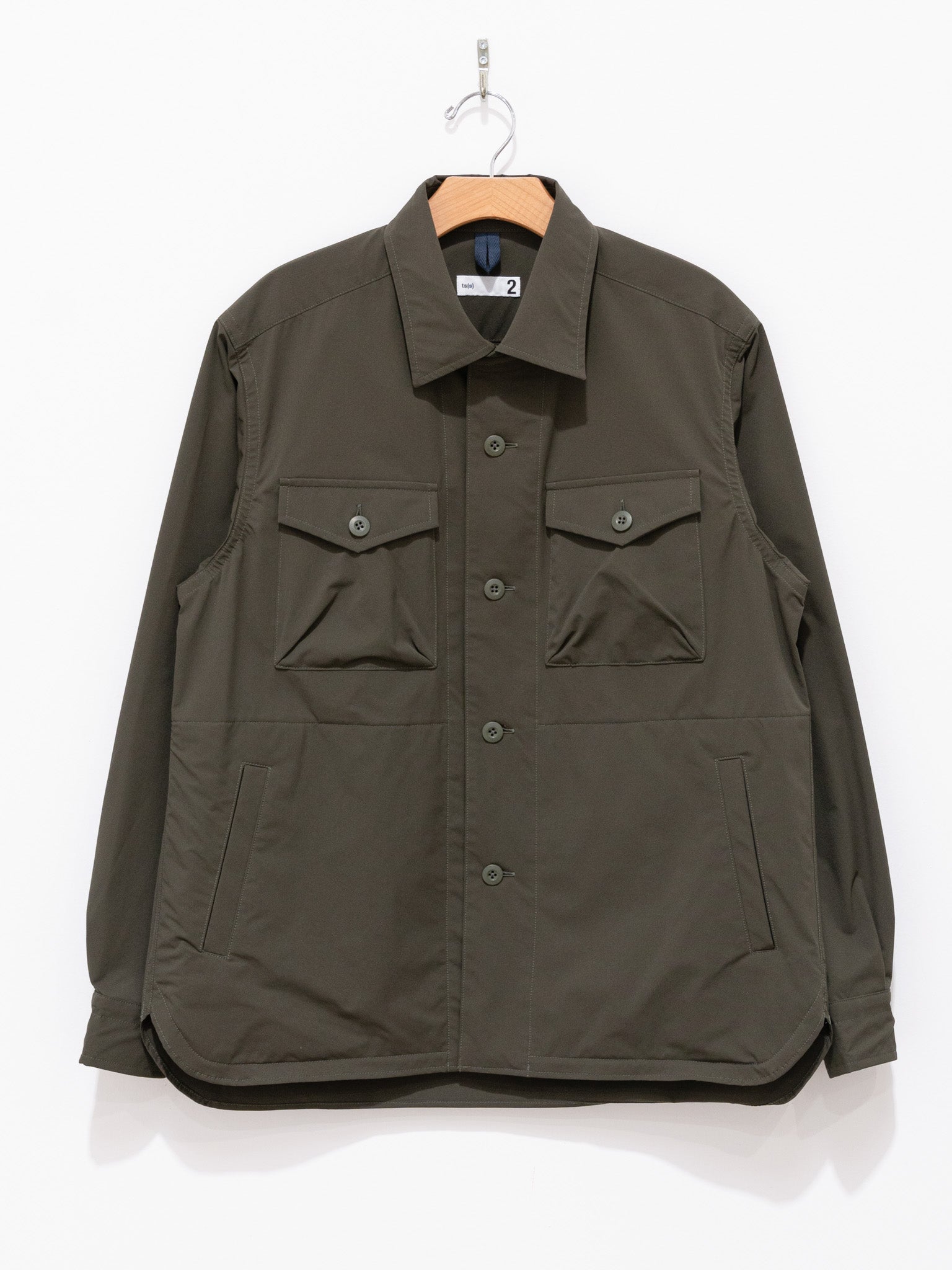SOLOTEX Polyester Stretch CPO Shirt Jacket - Olive