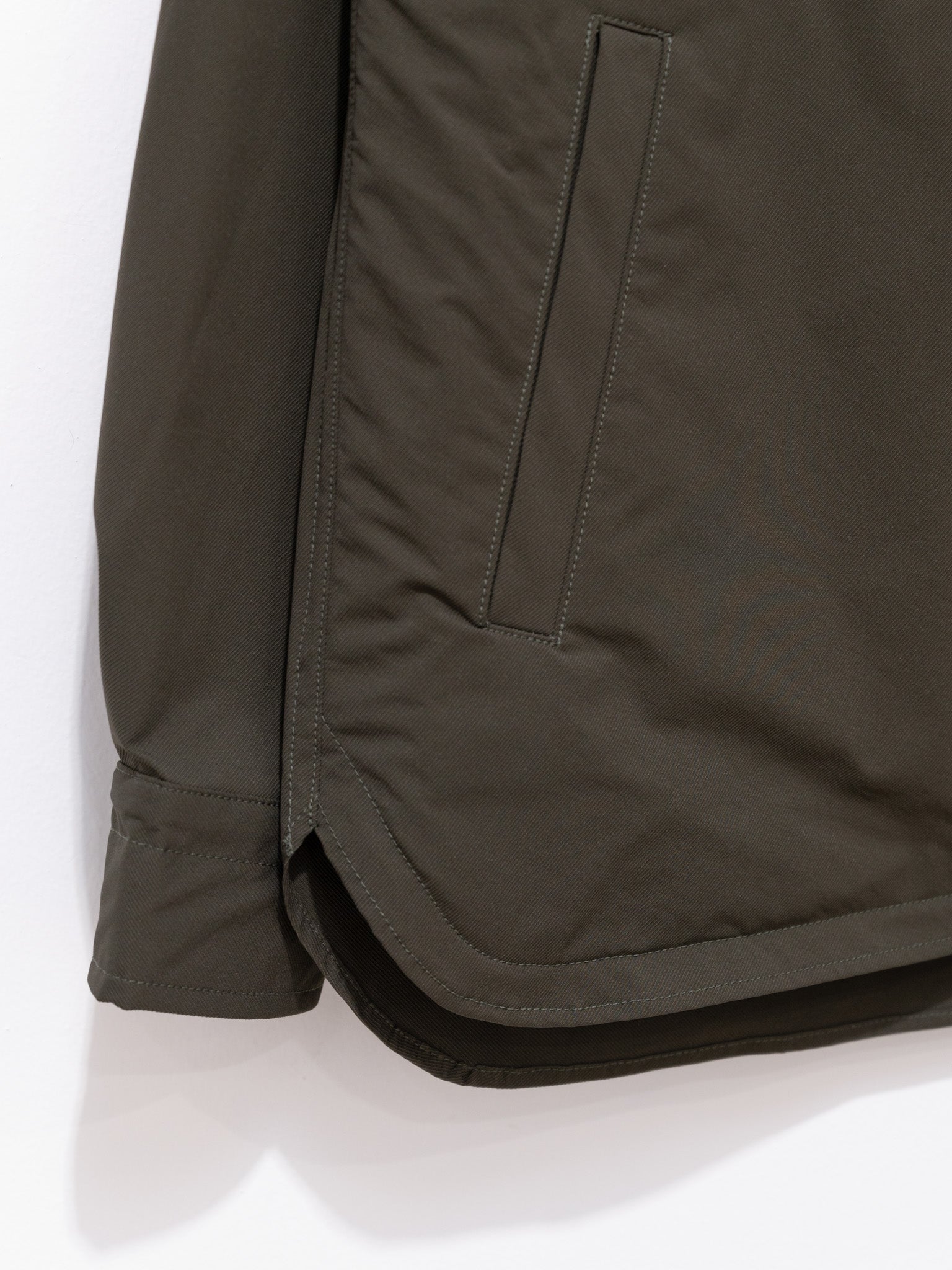 Namu Shop - ts(s) SOLOTEX Polyester Stretch CPO Shirt Jacket - Olive