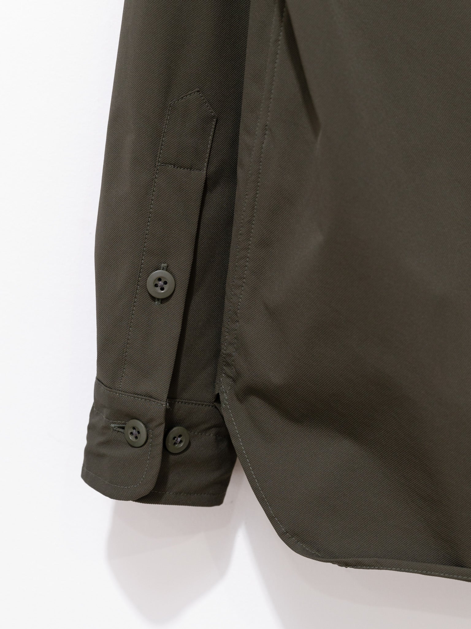 Namu Shop - ts(s) SOLOTEX Polyester Stretch CPO Shirt Jacket - Olive