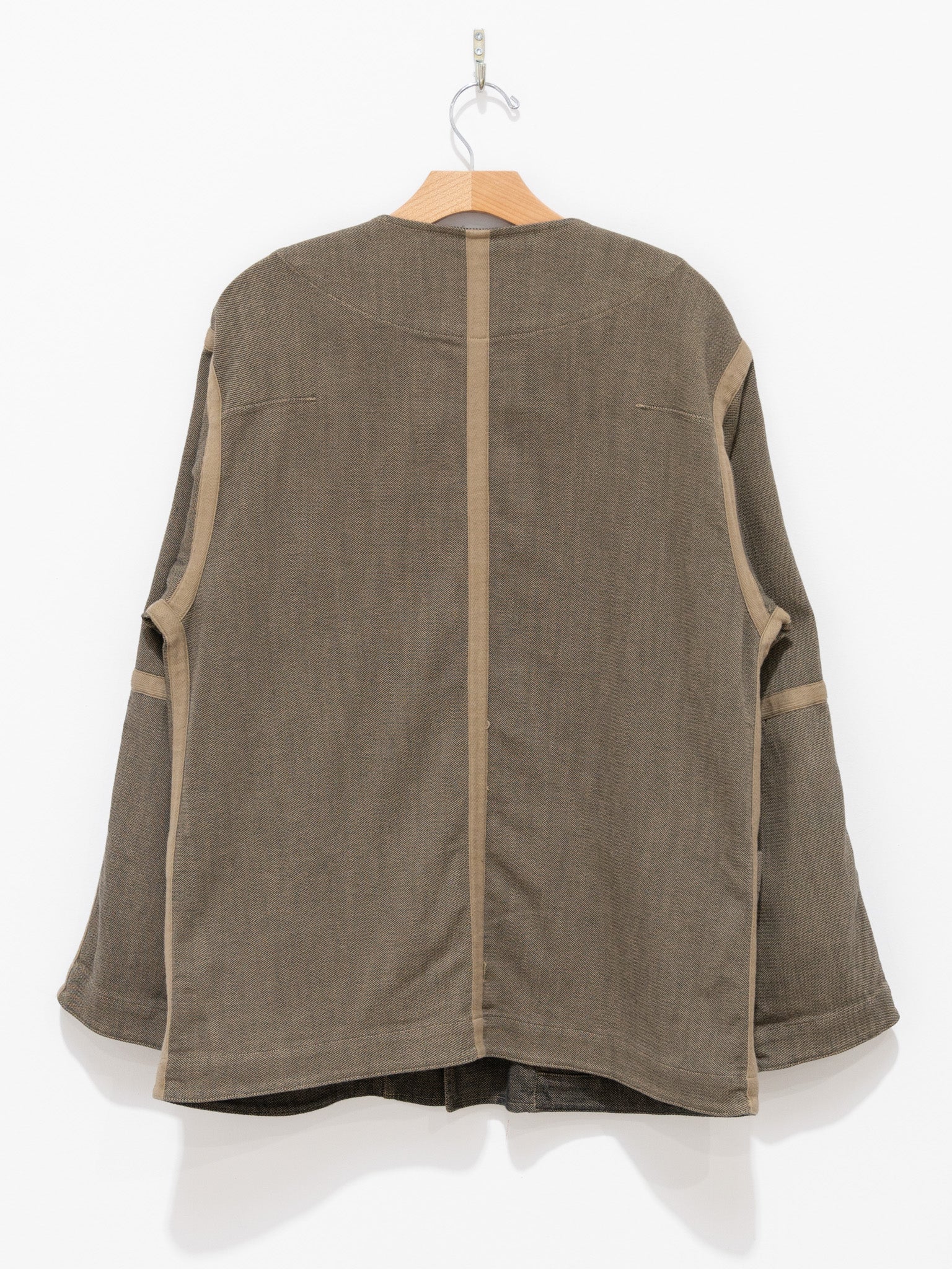 Namu Shop - ts(s) Garment Dye Oxford Reversible Jacket - Khaki