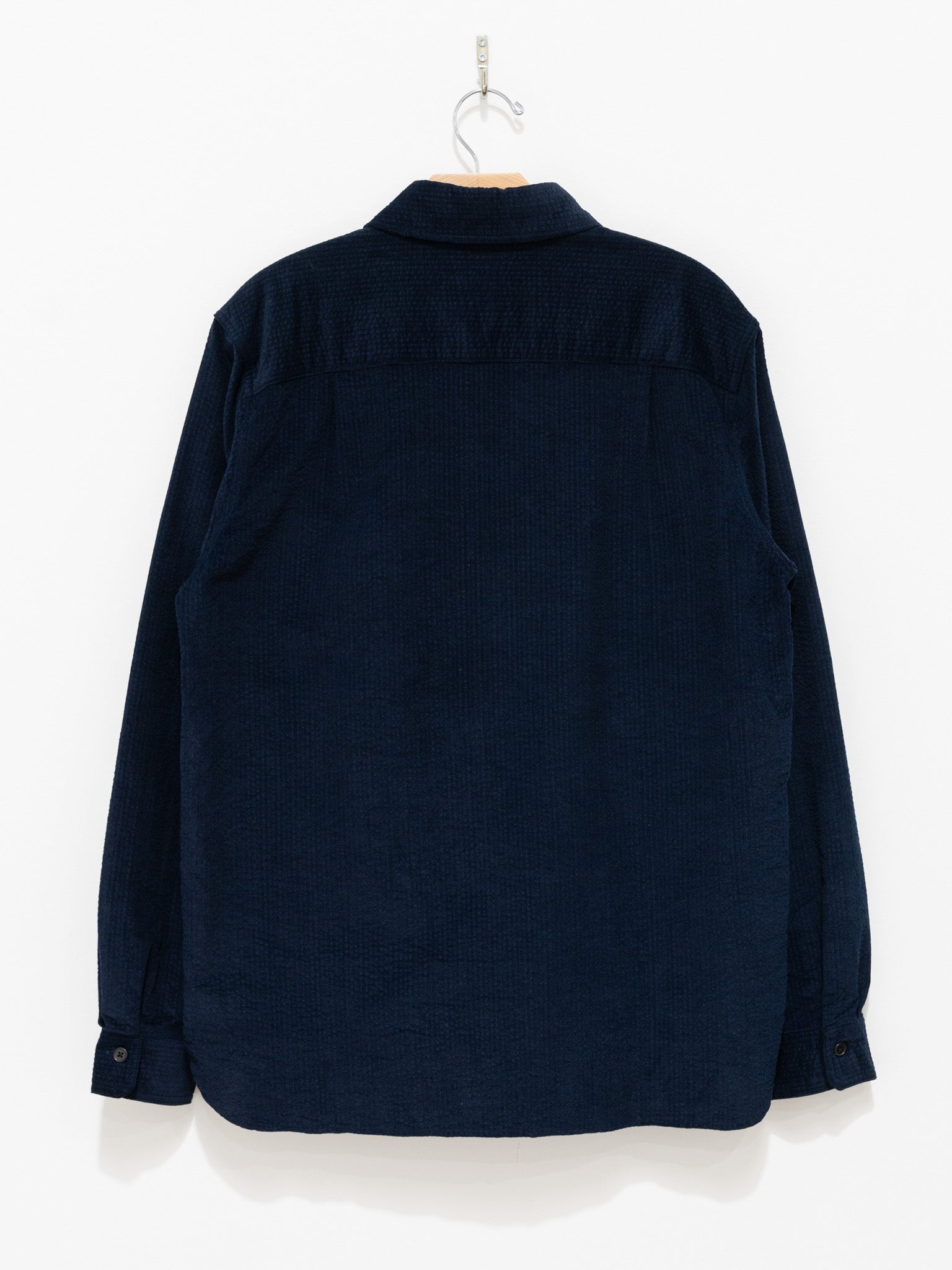 Namu Shop - ts(s) Cotton Ripple Corduroy Work Shirt - Navy