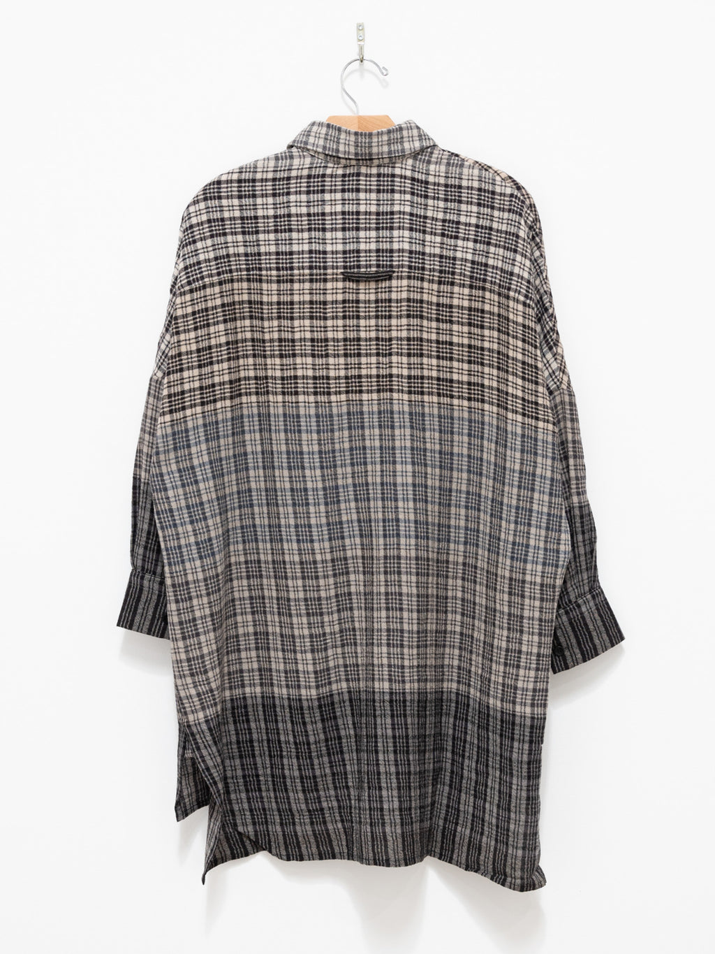 Namu Shop - Toogood The Trawlerman Shirt - Soft Wool Check Granite