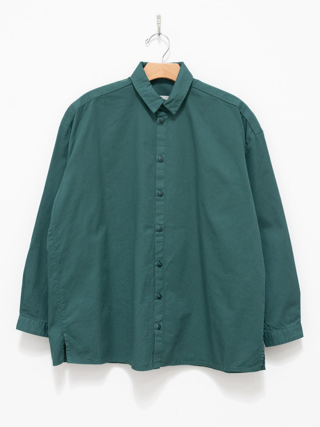 Namu Shop - Toogood The Draughtsman Shirt - Cotton Twill Viridian