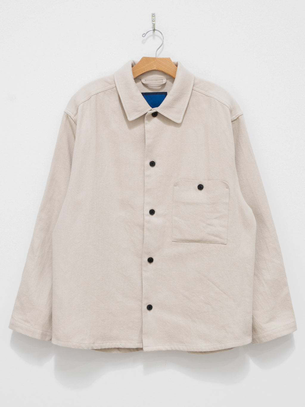 Namu Shop - Document Brushed Cotton French Shirt - Ecru