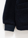 Namu Shop - Document Wool Boucle Blouson - Dark Navy