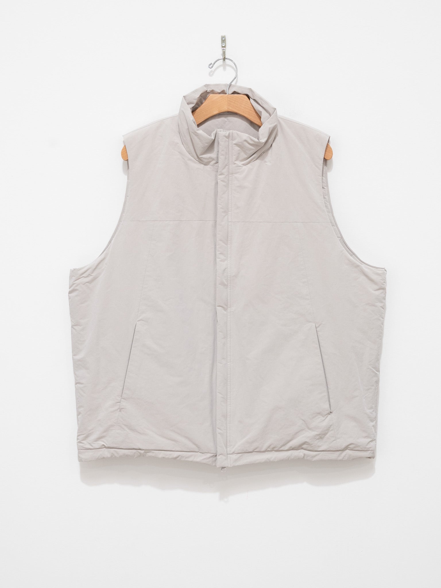 Namu Shop - Kaptain Sunshine P/N Suede Padding Over Vest - Grey