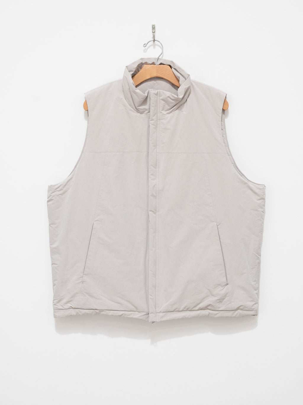 Namu Shop - Kaptain Sunshine P/N Suede Padding Over Vest - Grey