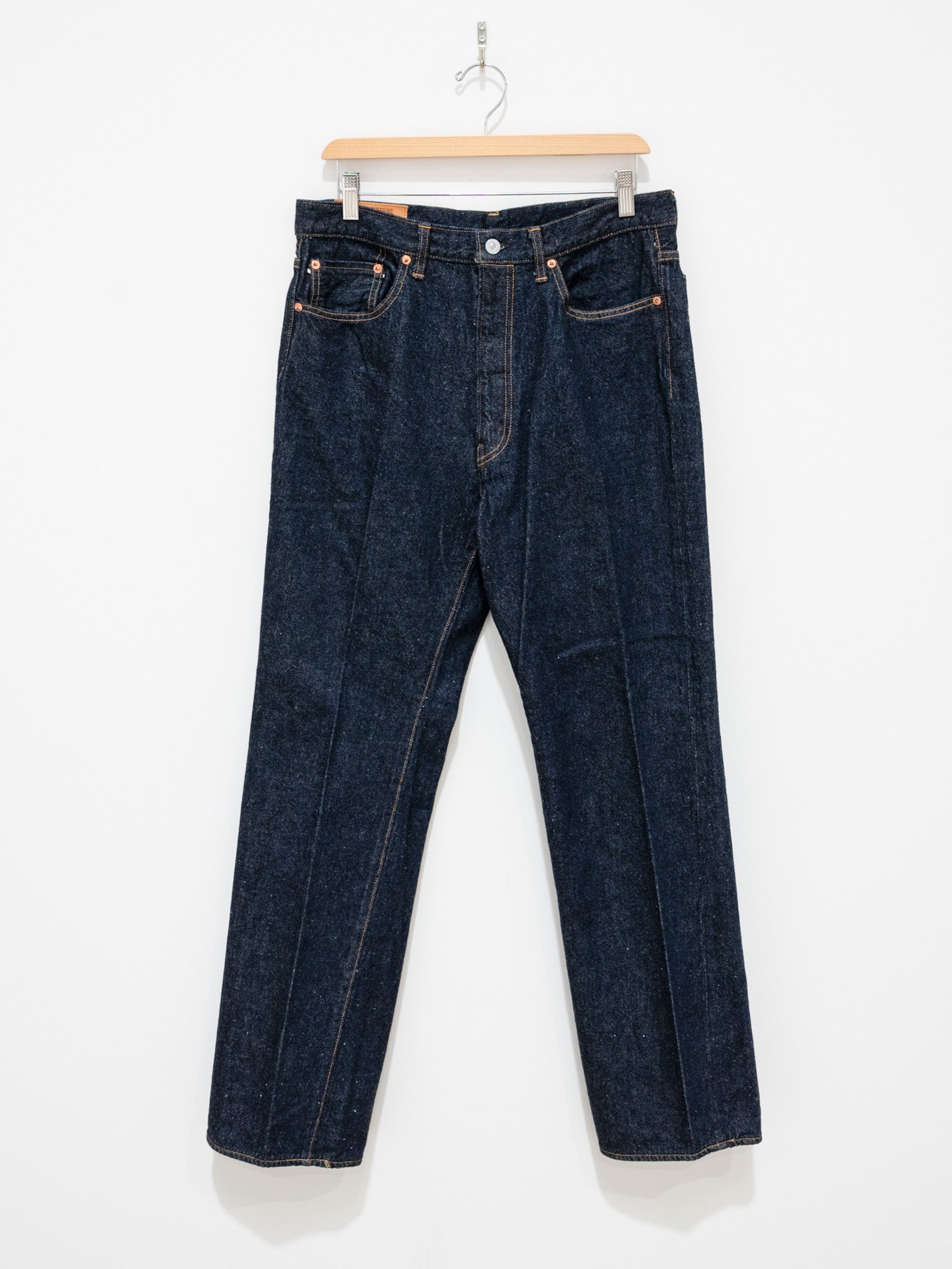 Namu Shop - Kaptain Sunshine Skate Shoecut Denim Pants - Indigo One Wash