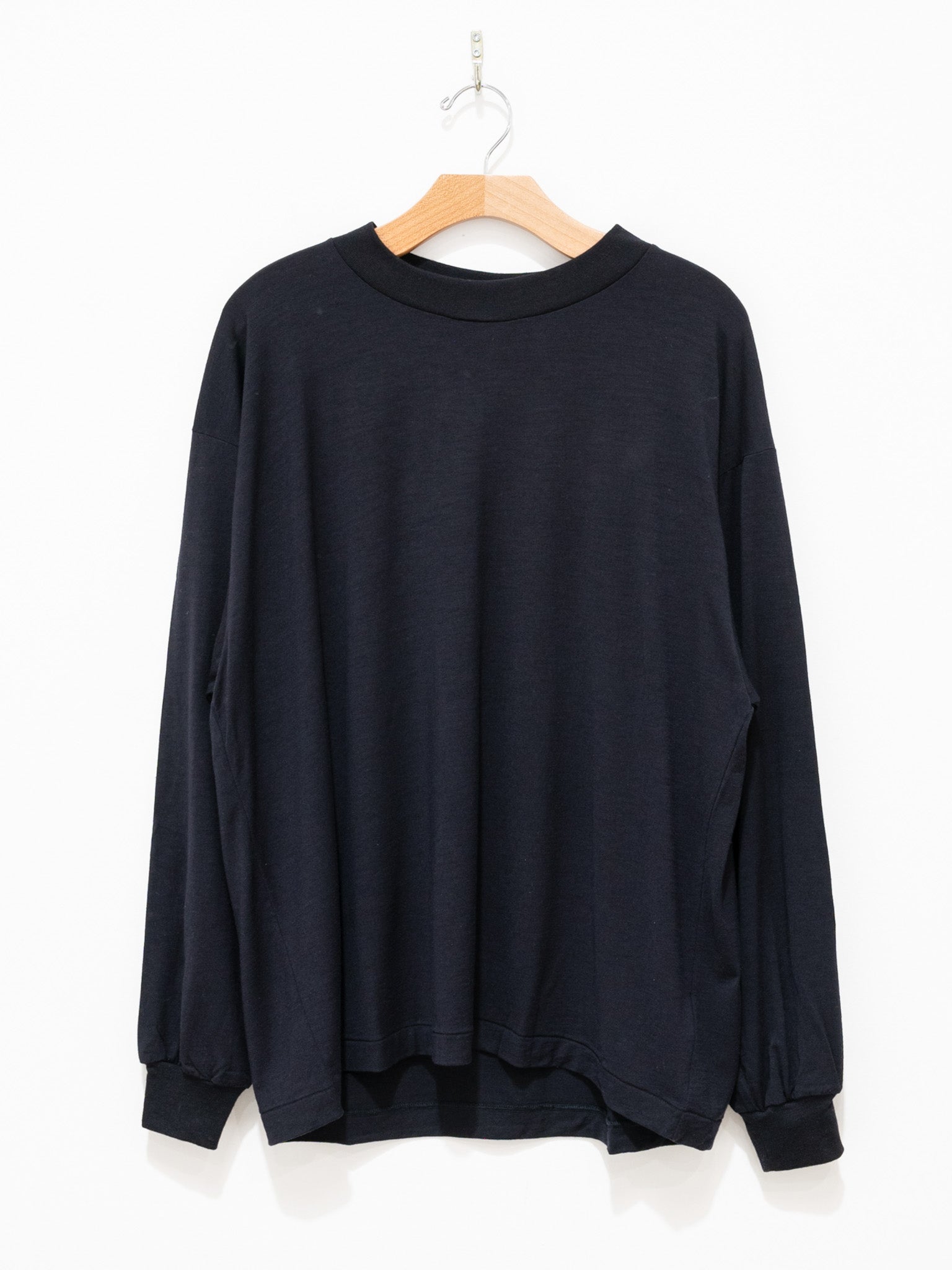 Namu Shop - Kaptain Sunshine Super Soft Washable Merino Tenjiku L/S Tee - Navy