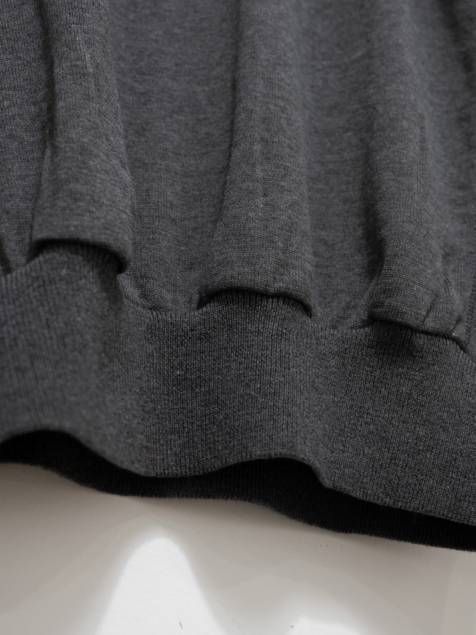 Namu Shop - Fujito Side Rib Sweater - Charcoal