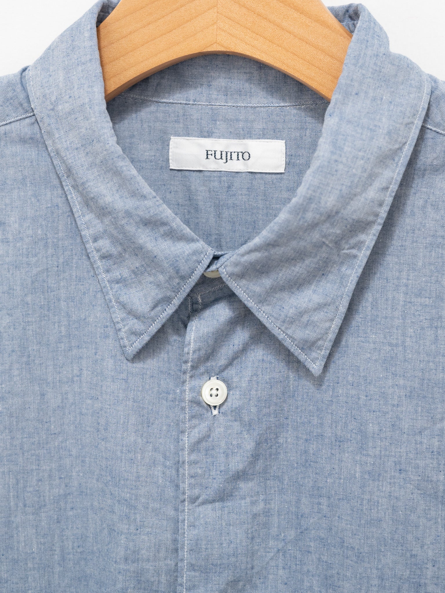 Namu Shop - Fujito B/S Shirt - Blue Chambray