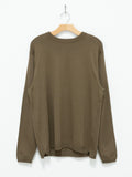 Namu Shop - Fujito L/S Knit T-Shirt - Dark Olive