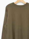 Namu Shop - Fujito L/S Knit T-Shirt - Dark Olive