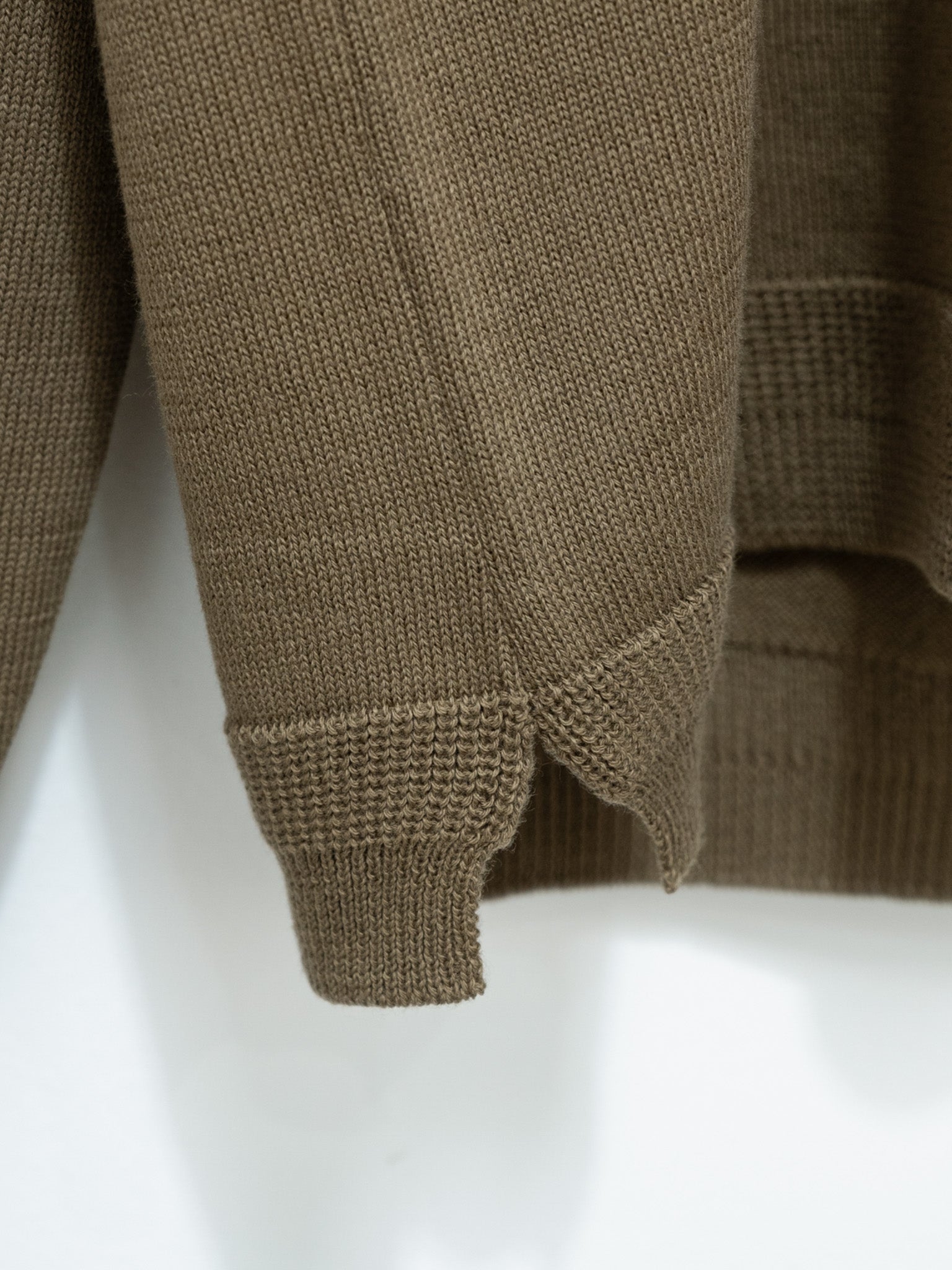 Namu Shop - Fujito L/S Knit T-Shirt - Dark Olive