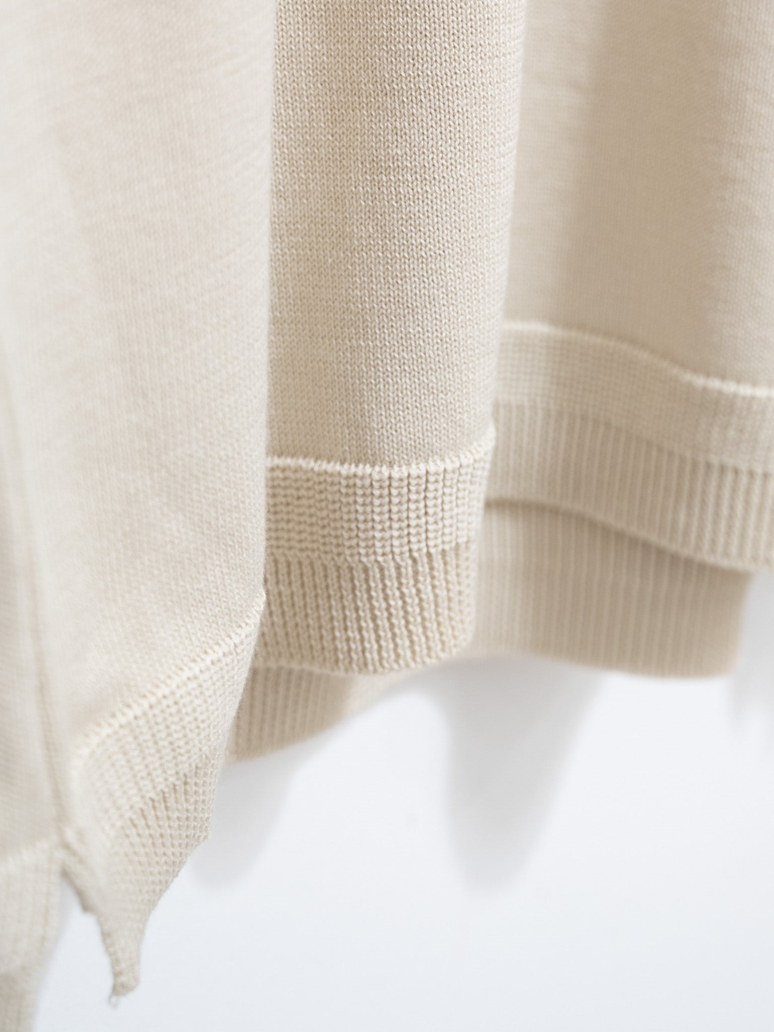 Namu Shop - Fujito L/S Knit T-Shirt - Sand Beige