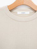 Namu Shop - Fujito L/S Knit T-Shirt - Sand Beige