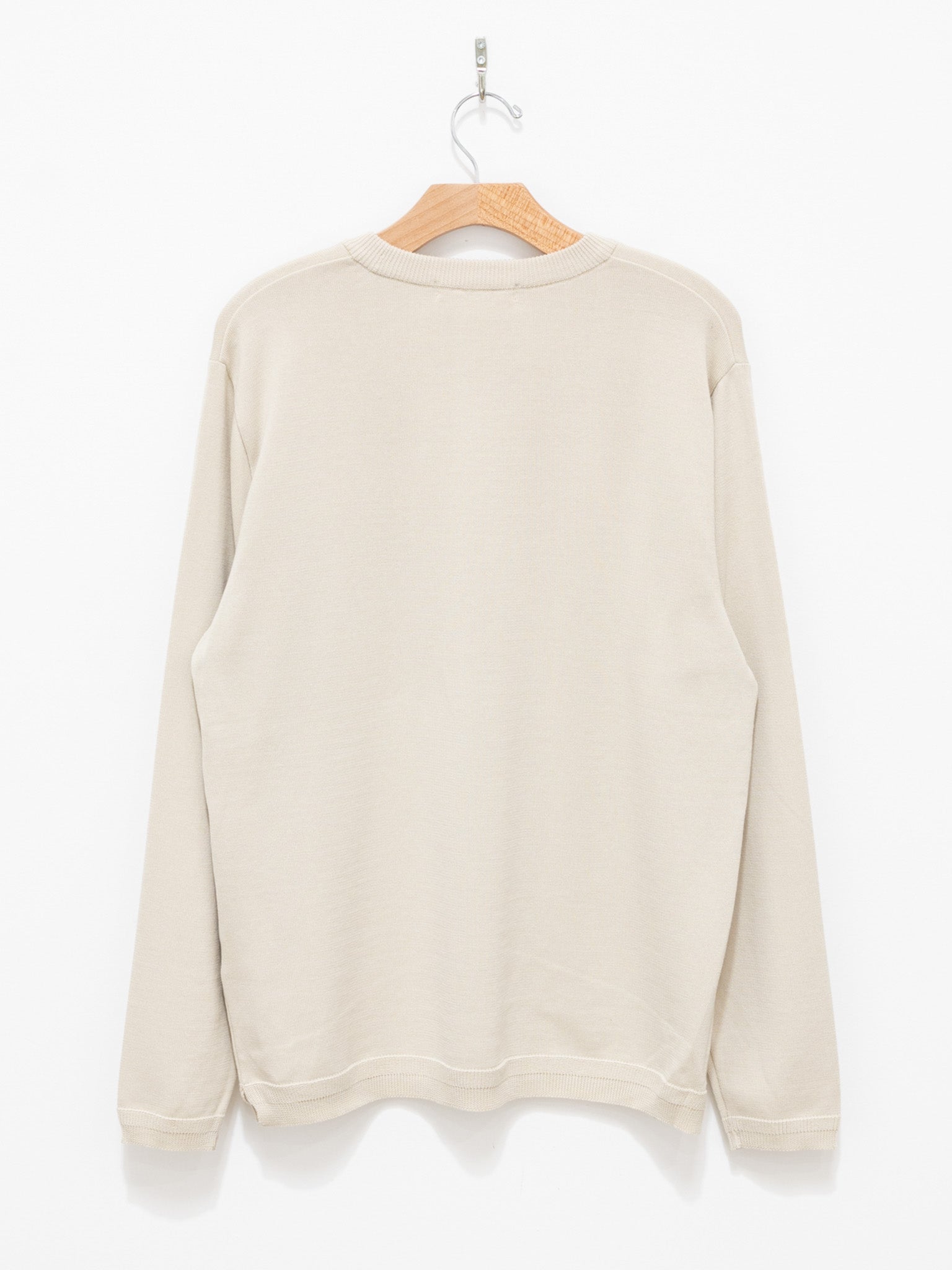 Namu Shop - Fujito L/S Knit T-Shirt - Sand Beige