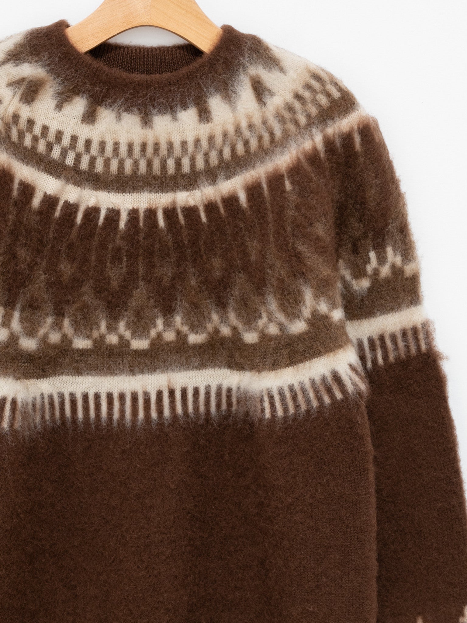 Namu Shop - Fujito Snow Sweater - Brown