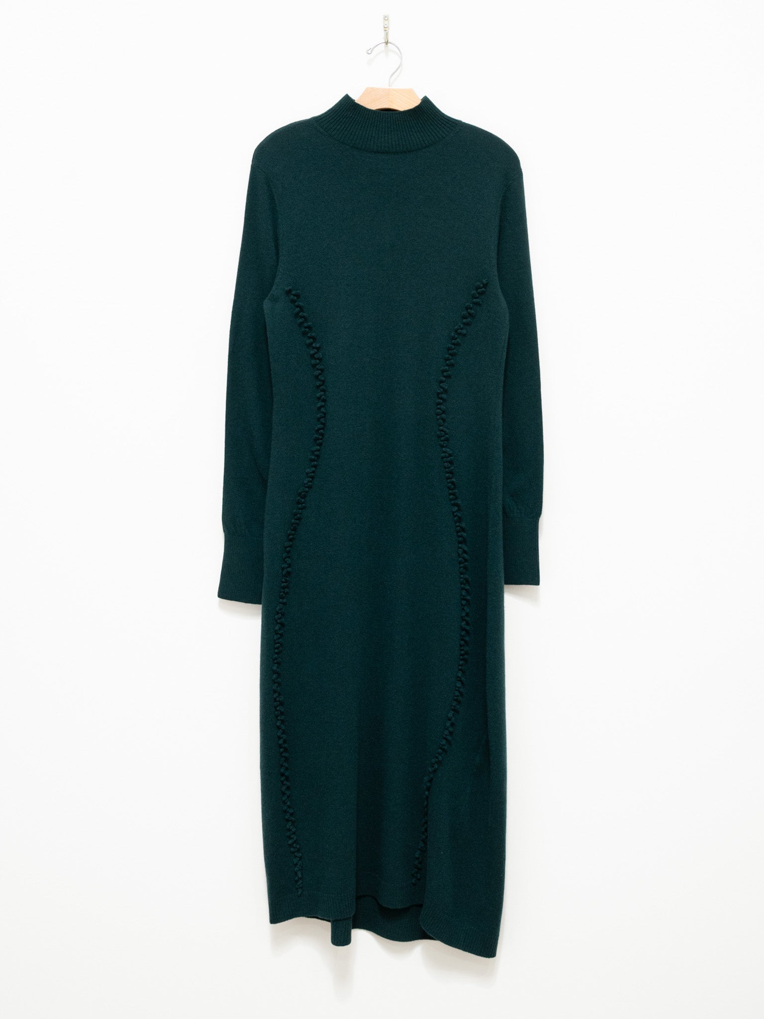 Small Fringe Dress - Dark Green Small Fringe Dress - Dark Green