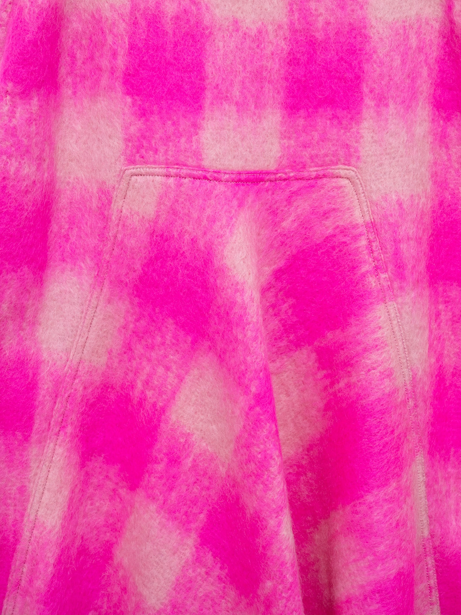 Namu Shop - Sofie D'Hoore Secret Mohair Skirt - Fuchsia Pink Check