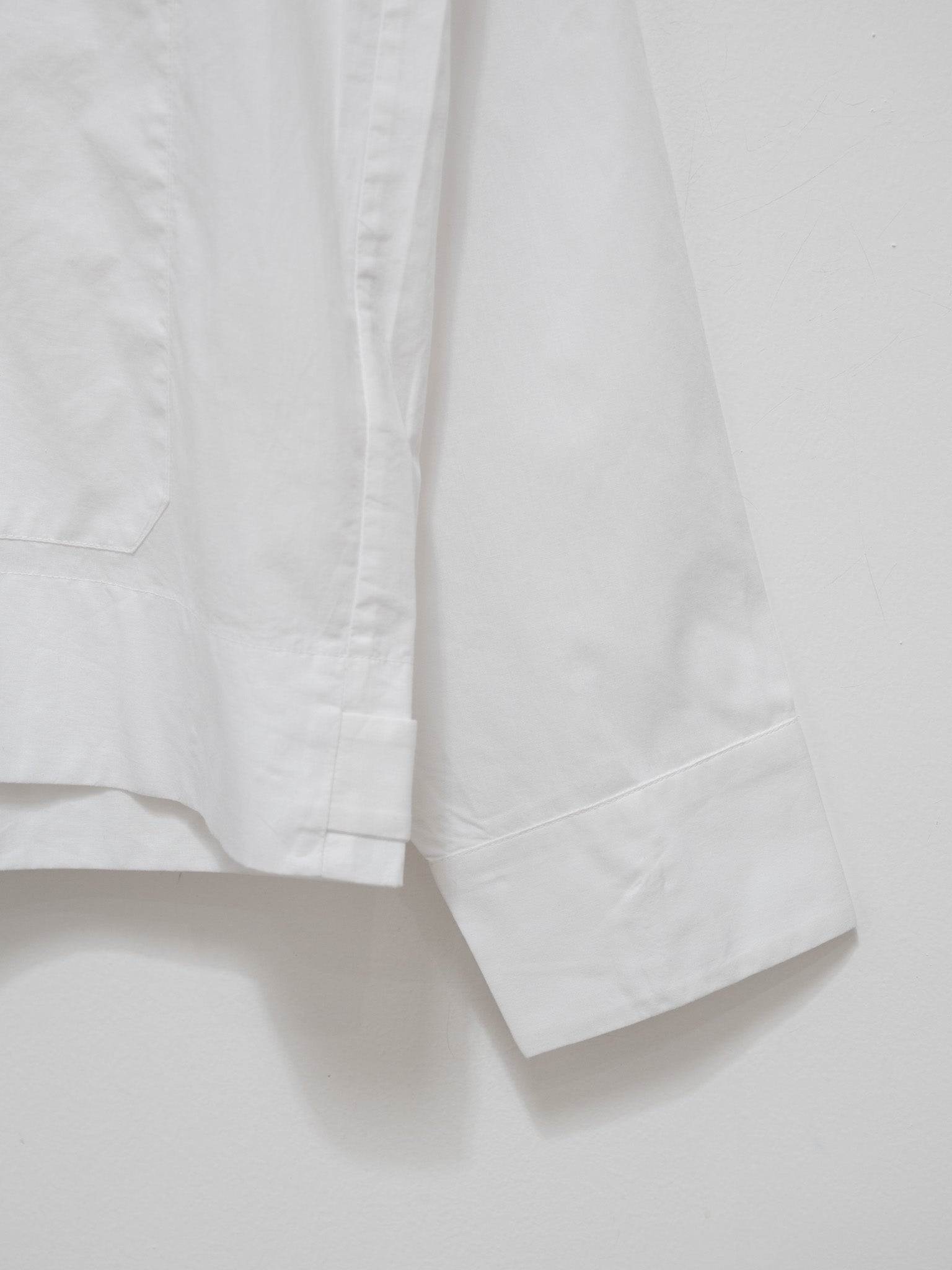 Namu Shop - Jan Machenhauer Frank Shirt - White Cotton Poplin