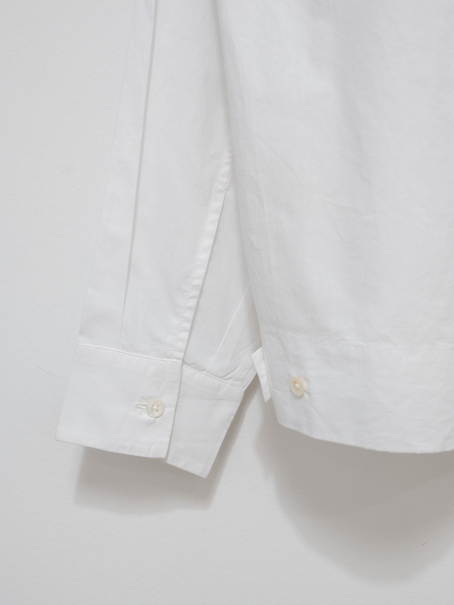 Namu Shop - Jan Machenhauer Frank Shirt - White Cotton Poplin