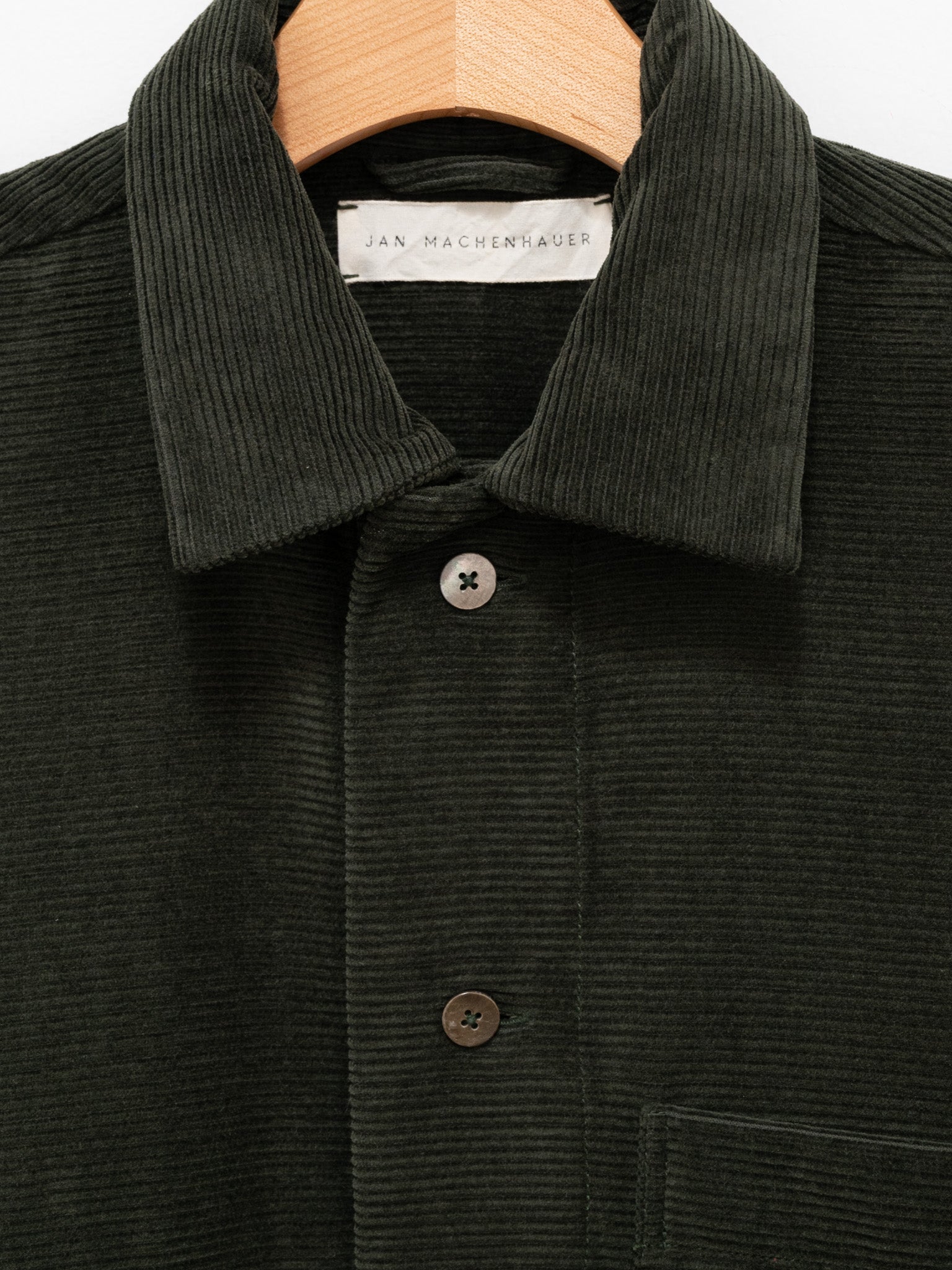 Namu Shop - Jan Machenhauer Dale Corduroy Shirt Jacket - Forest