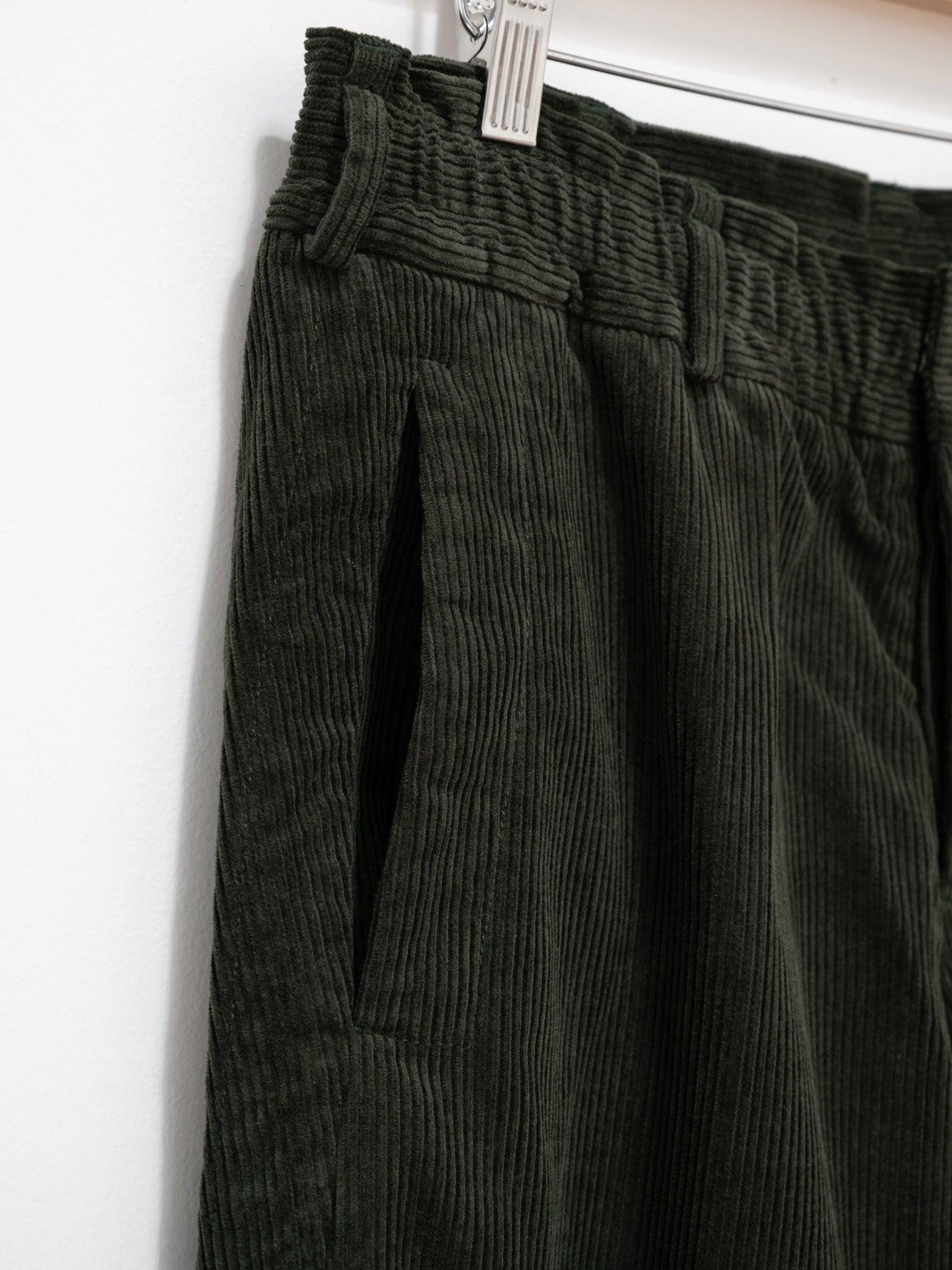 Namu Shop - Jan Machenhauer Tom Pants - Forest Corduroy