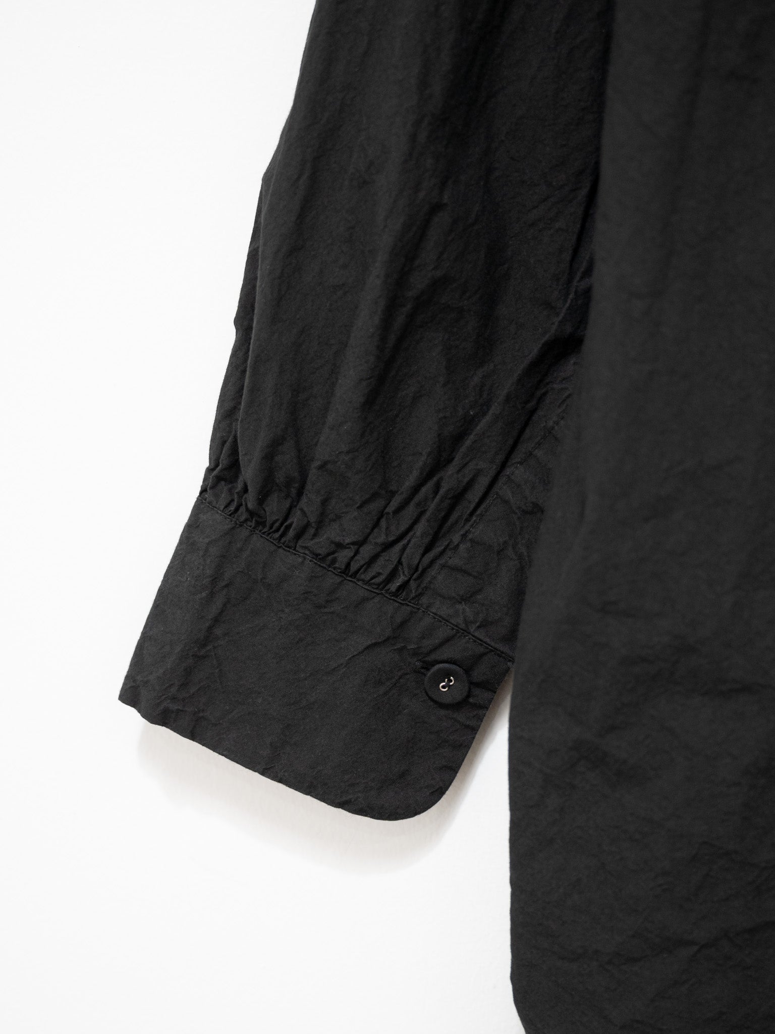 Namu Shop - Veritecoeur Shrink Yoke Shirt - Black