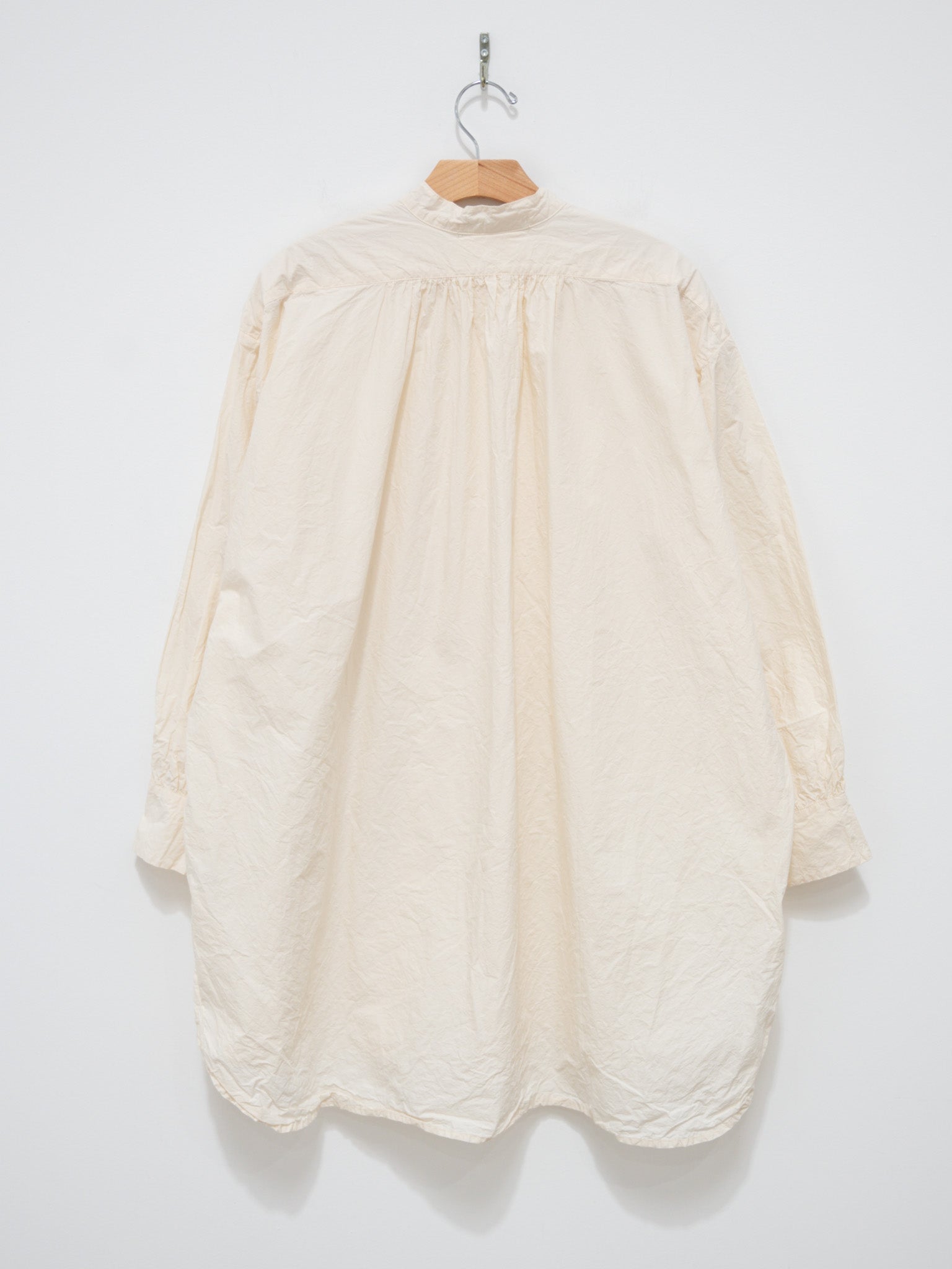 Namu Shop - Veritecoeur Shrink Yoke Shirt - Natural