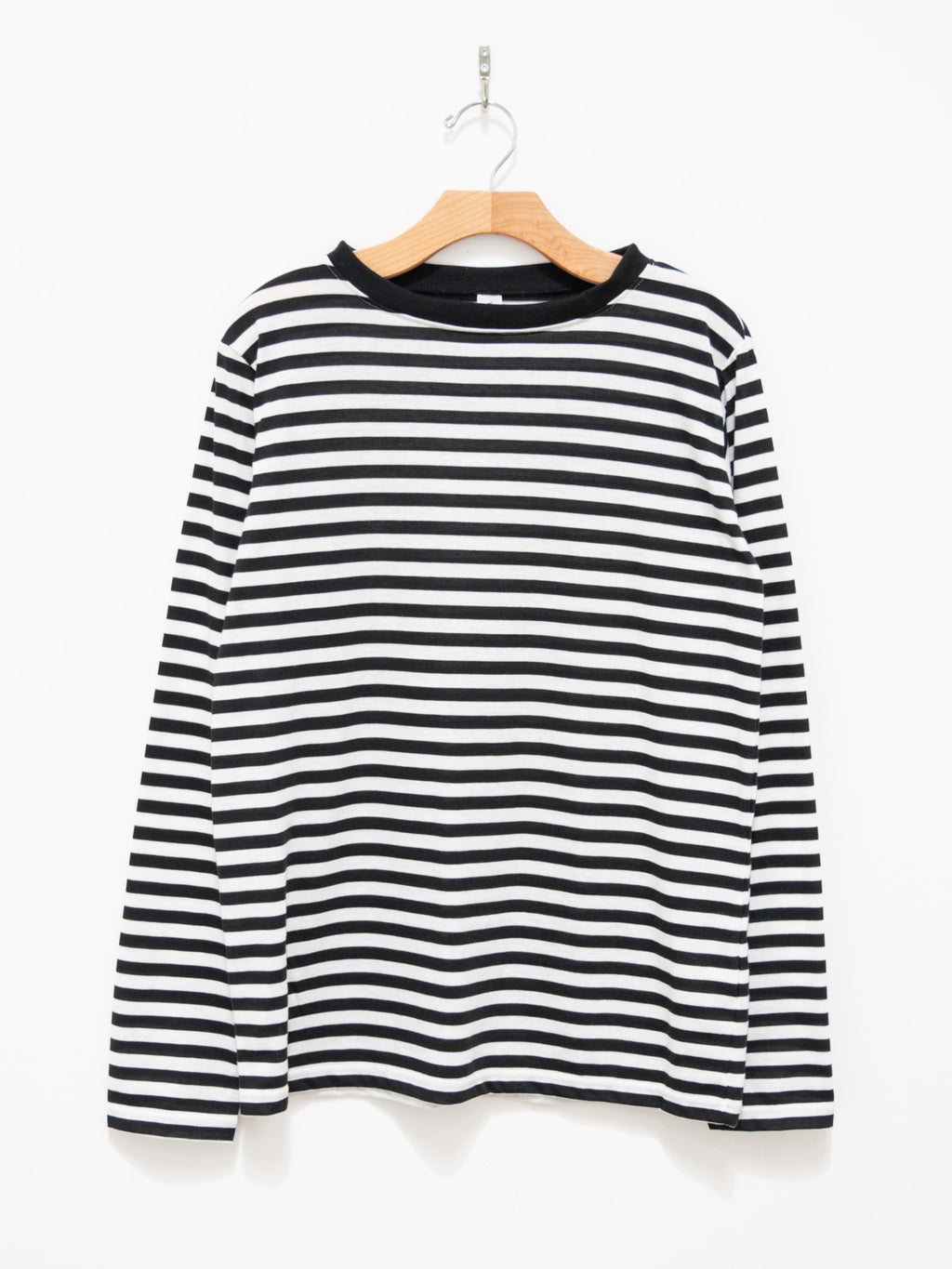 Namu Shop - Veritecoeur T/C Border Tee - White x Black