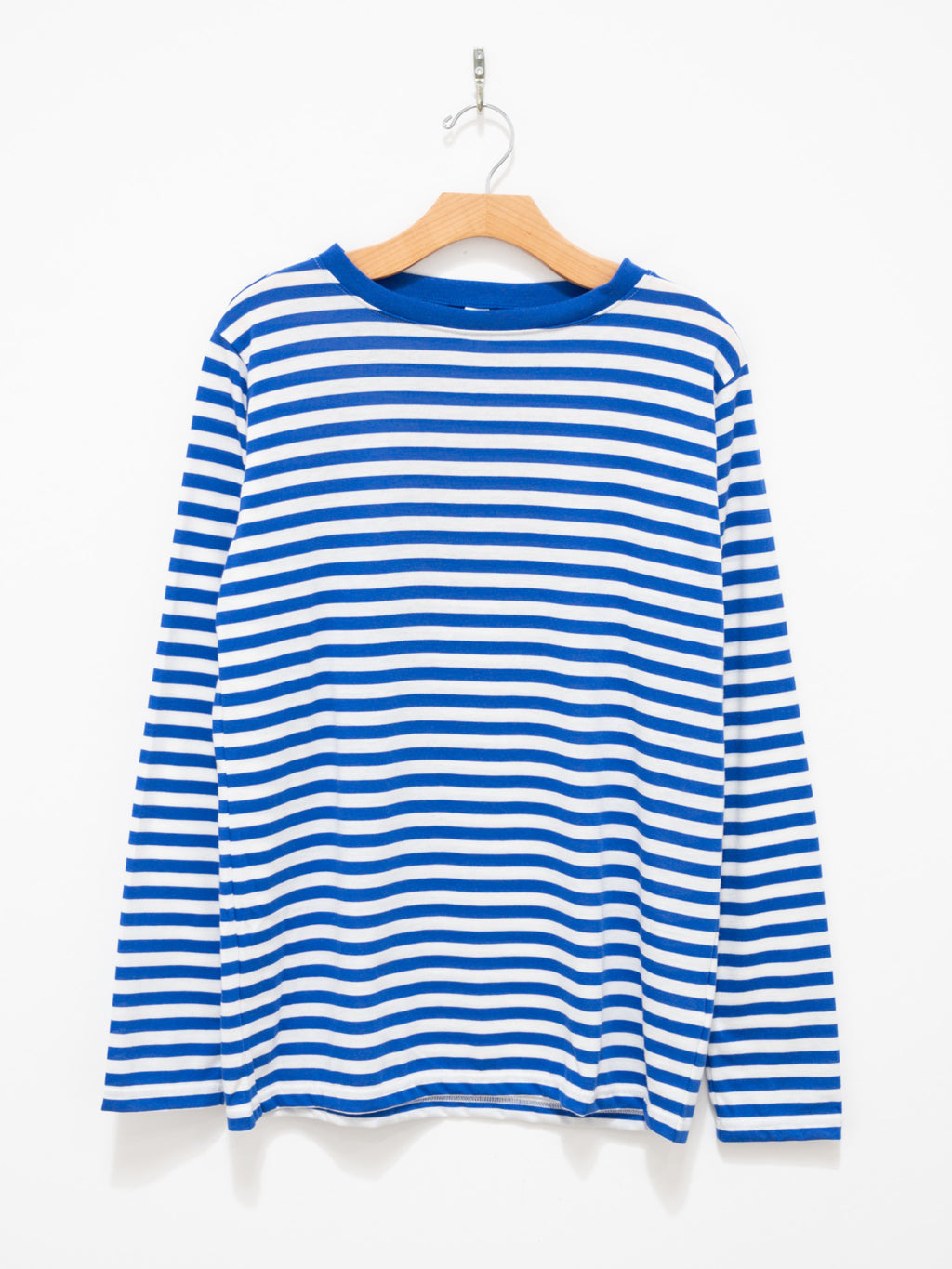 Namu Shop - Veritecoeur T/C Border Tee - White x Blue