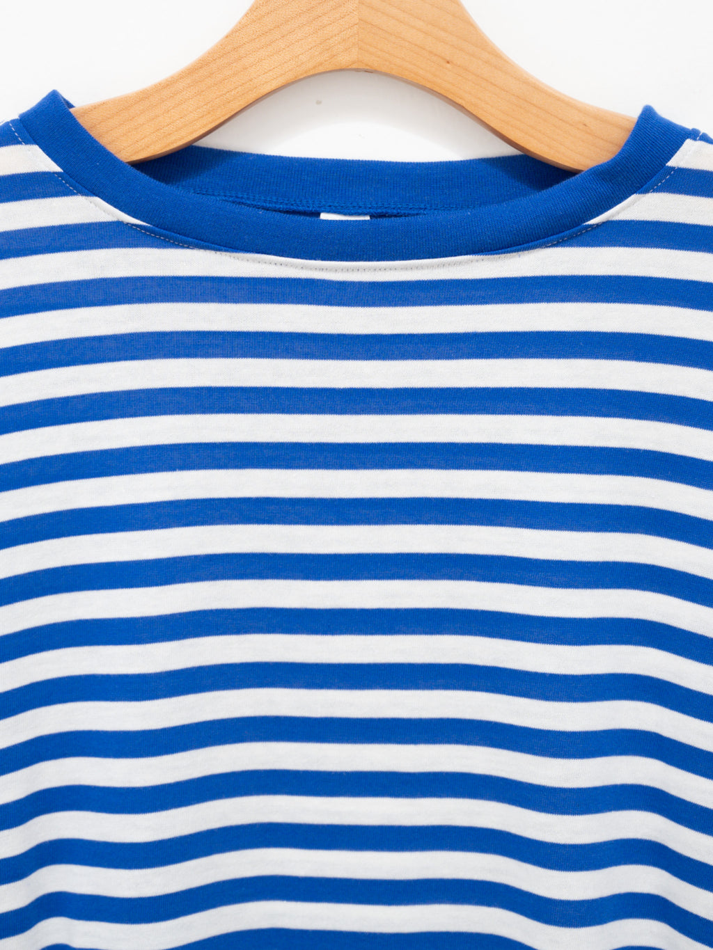 Namu Shop - Veritecoeur T/C Border Tee - White x Blue
