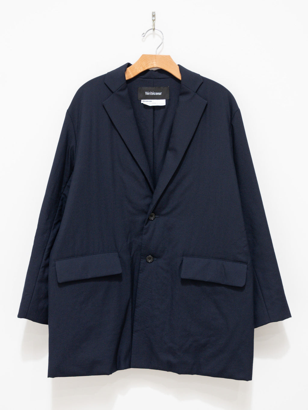 Namu Shop - Veritecoeur Padded Tailored Jacket - Navy
