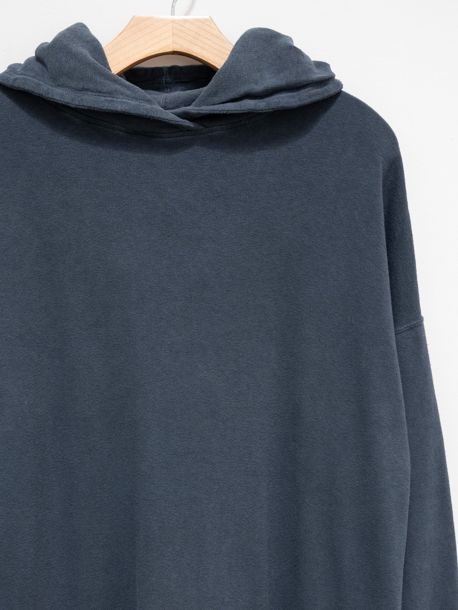 Namu Shop - Ichi Antiquites Pigment Dyed French Terry Hoodie Dress - Navy