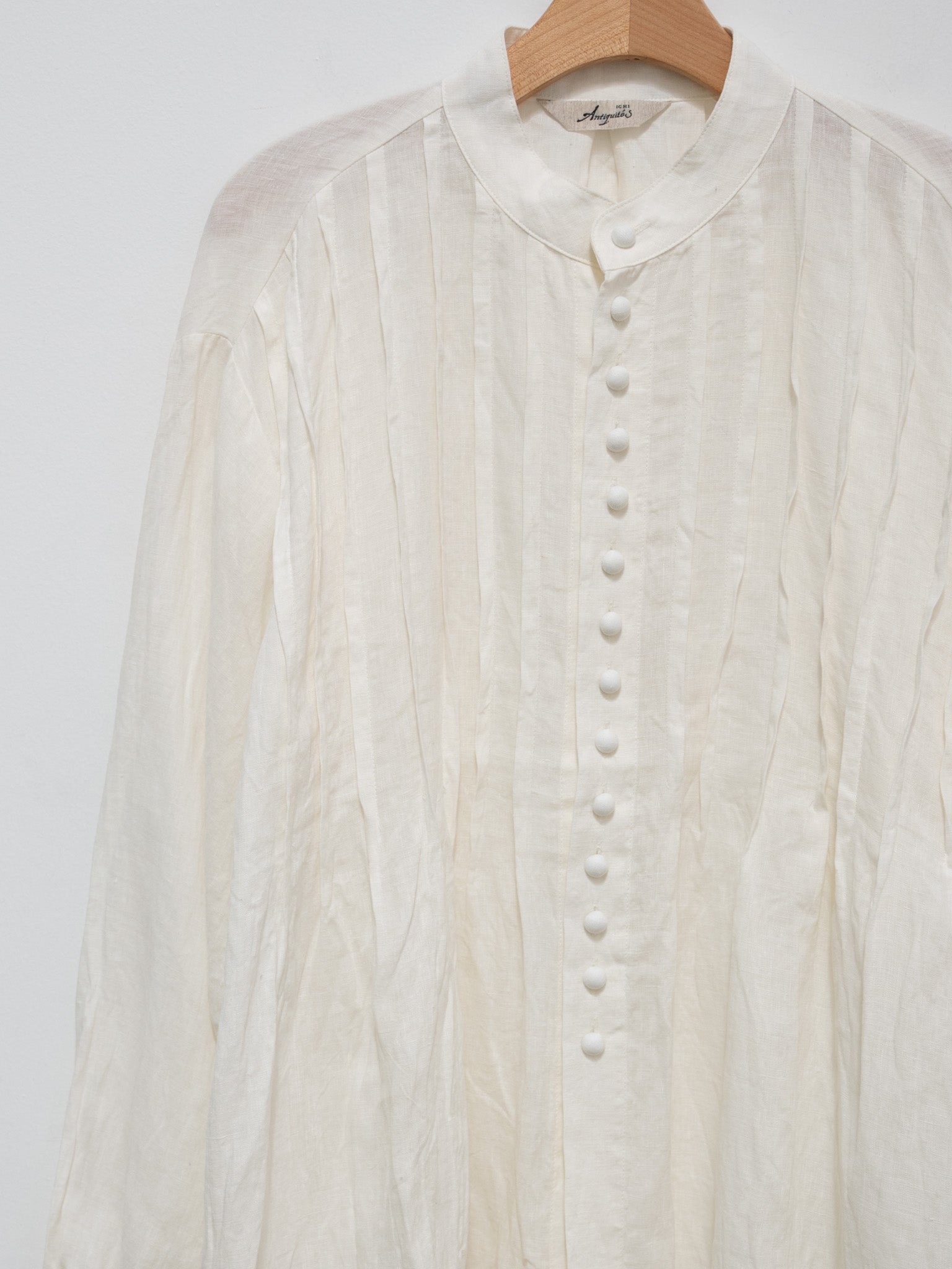 Namu Shop - Ichi Antiquites French Linen Shirt - White