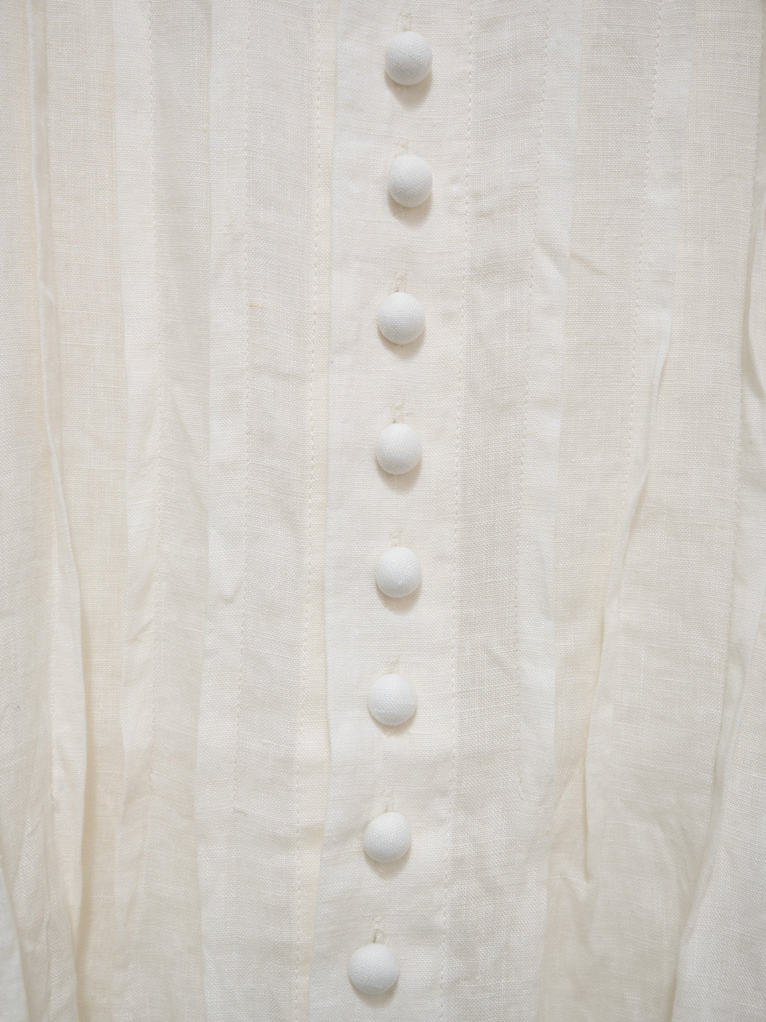 Namu Shop - Ichi Antiquites French Linen Shirt - White