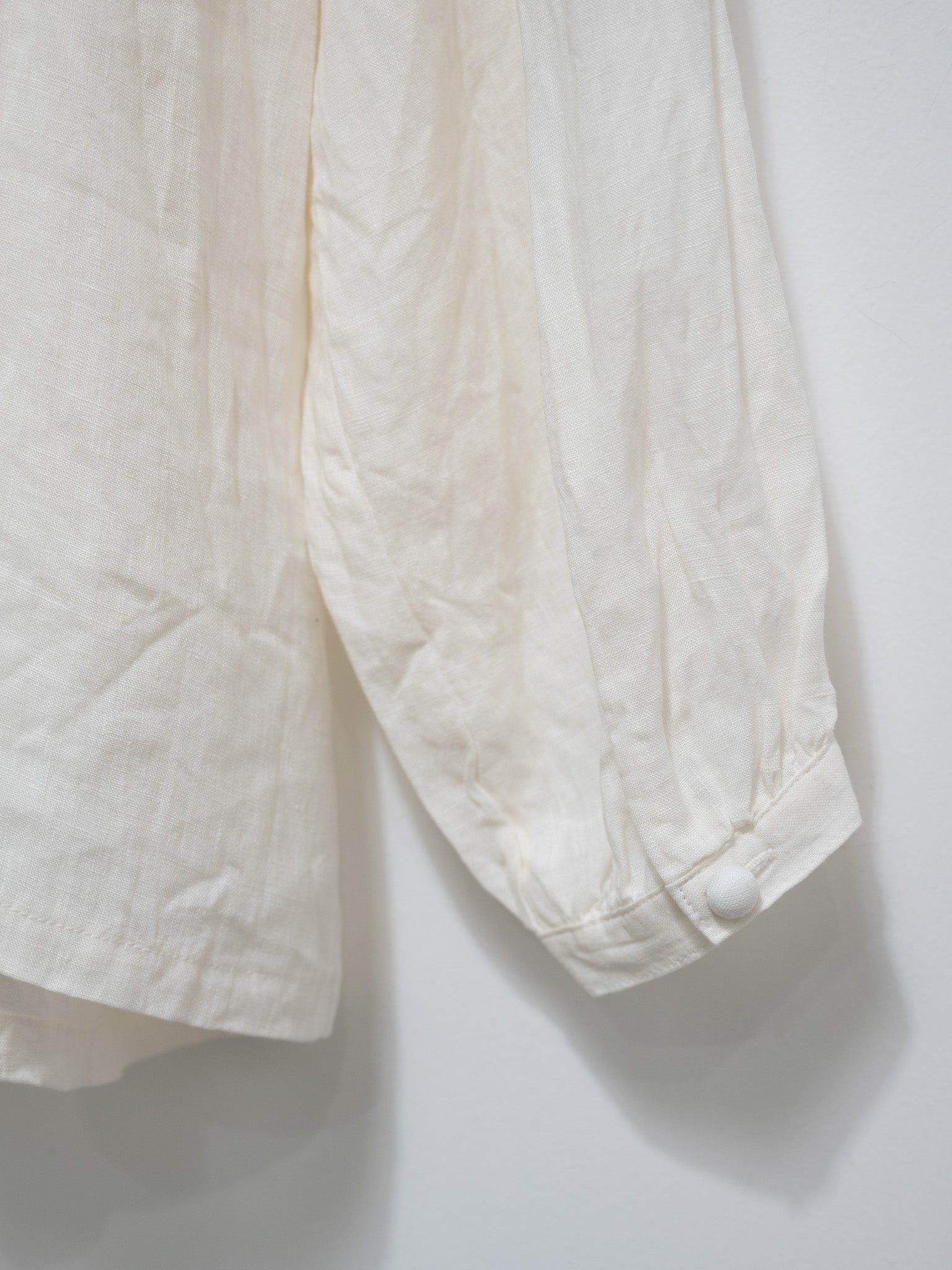 Namu Shop - Ichi Antiquites French Linen Shirt - White