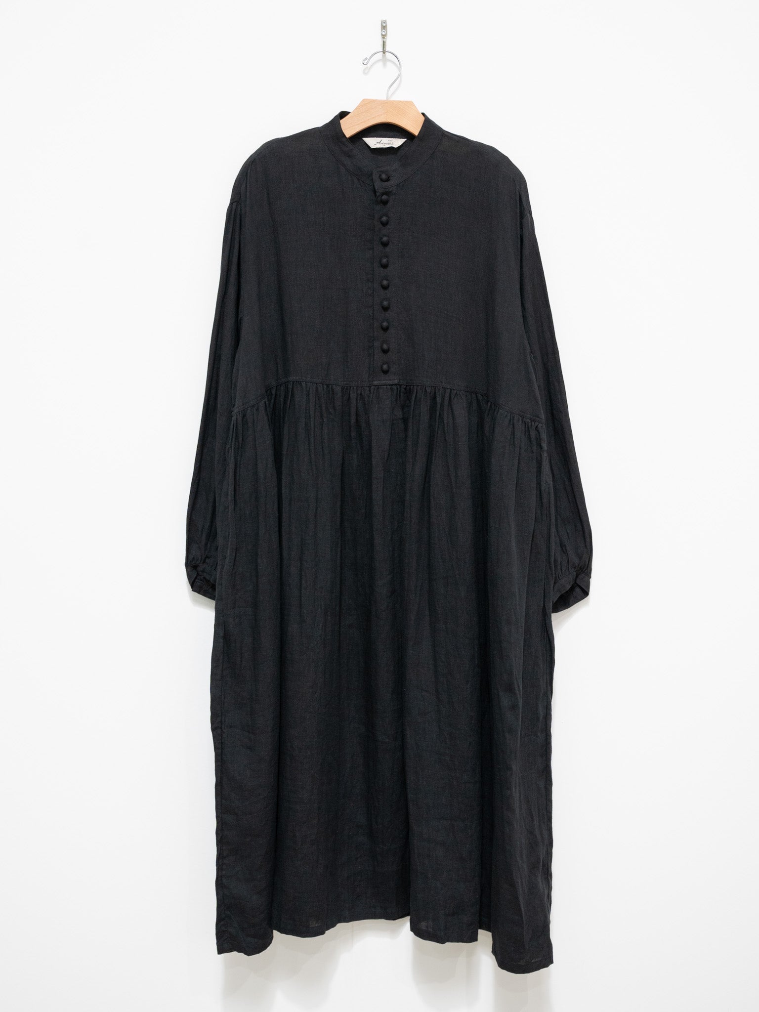 French Linen Dress - Black French Linen Dress - Black