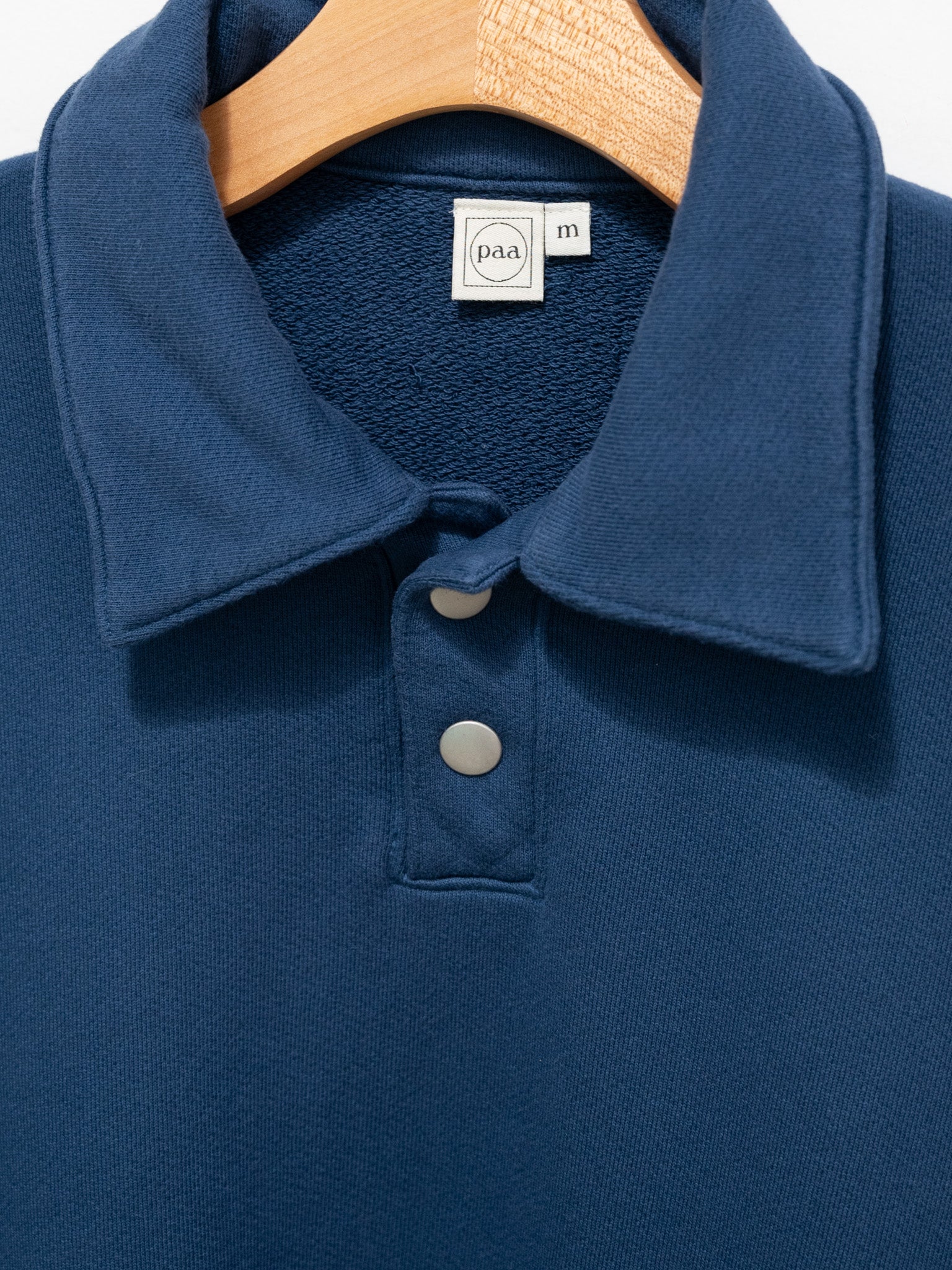 Namu Shop - paa LS Polo Sweatshirt Two - Sea